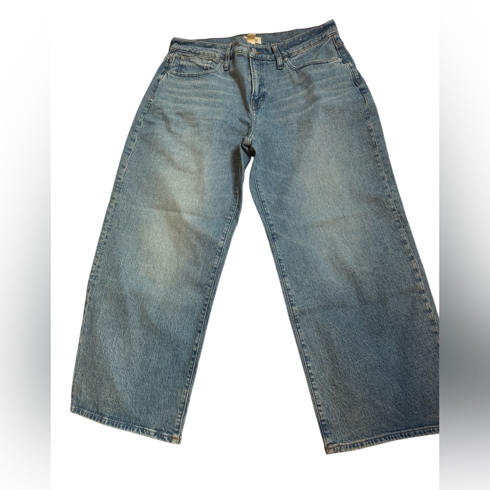 Madewell "The Perfect Vintage Wide Leg Jean" Size 32 petite